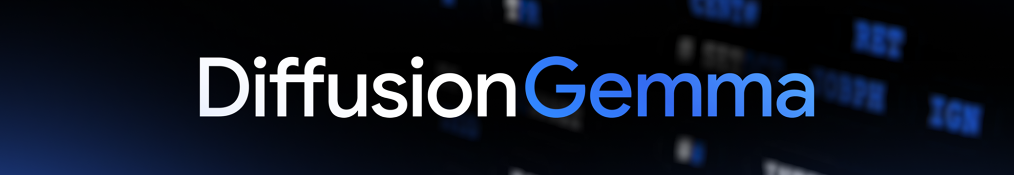 DiffusionGemma 26B-A4B IT source artwork